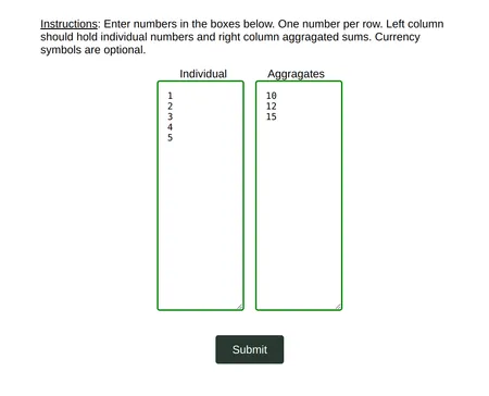 App interface